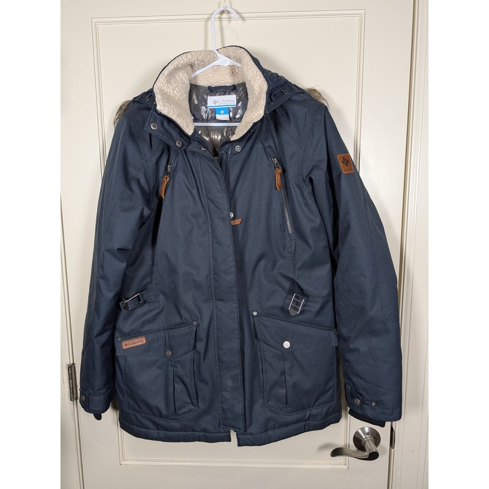 Columbia Women's Barlow Pass 550TD TurboDown Jacket Gray Size: L Omni-Heat